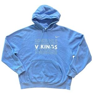 Nike Light Blue “Vikings” Hooded Sweatshirt